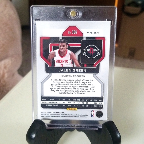 Jalen Green 2021-22 Cracked Ice Prizm - Picture 2 of 2
